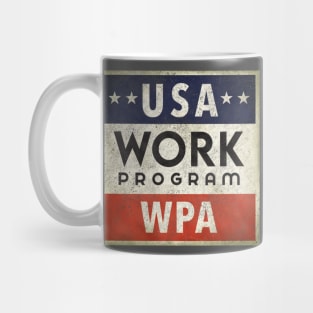 WPA - distressed Mug